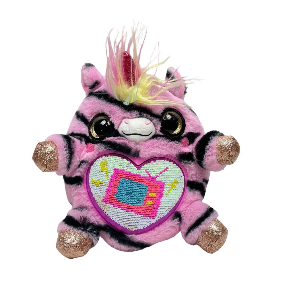 Rainbocorn | Wild Heart Surprise TV Unicorn Zebra Series 3 Collectible Plush 11”